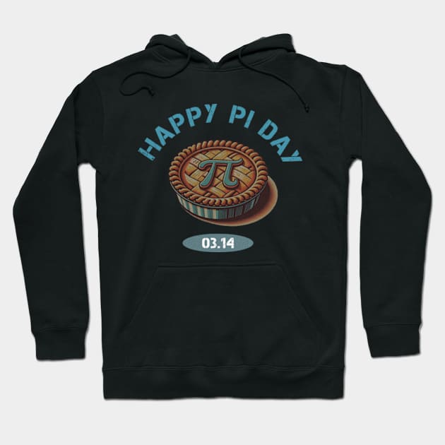 Pi Day Gift - Happy Pi Day Hoodie by poppoplover